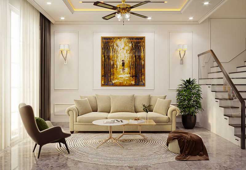 Cách trang trí phòng khách nhà vuông đẹp, hiện đại tối ưu nhất 31 Phòng khách được trang trí nội thất đơn giản hiện đại