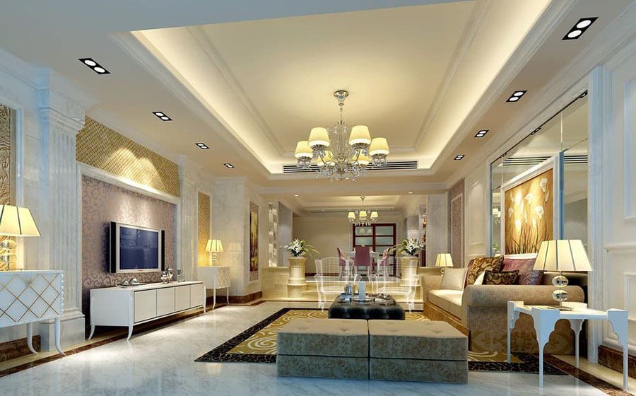 Cách trang trí phòng khách nhà vuông đẹp, hiện đại tối ưu nhất 28 Mẫu phòng khách nhà vuông chung cư 3 phòng ngủ