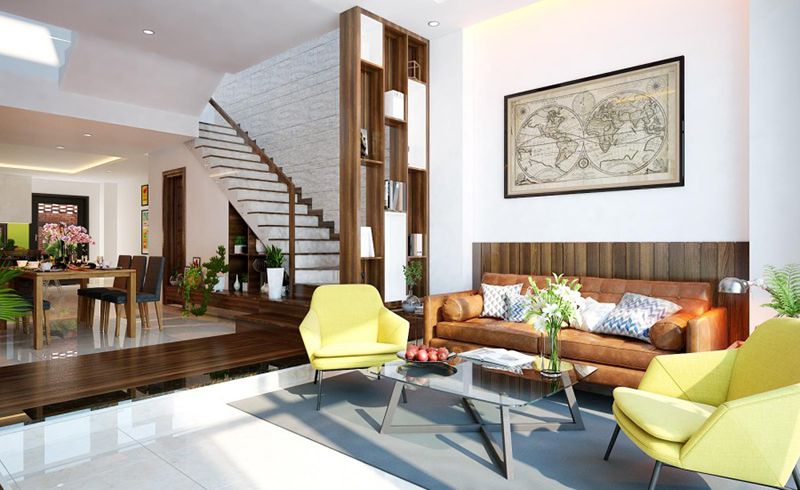 30+ Mẫu thiết kế phòng khách nhỏ đẹp, đơn giản, tiện nghi 1 Mẫu phòng khách nhỏ đẹp