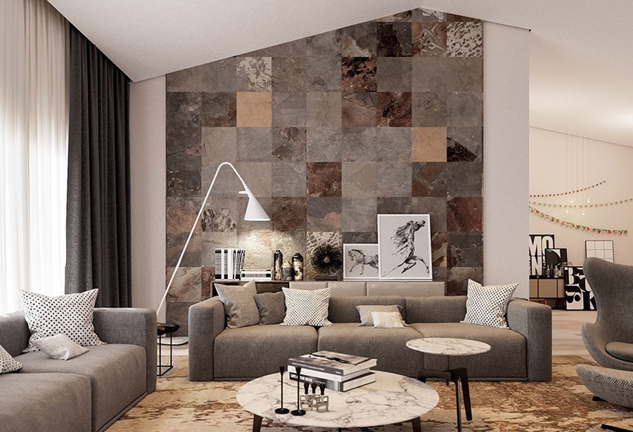 Mẫu rèm phòng khách đẹp hiện đại