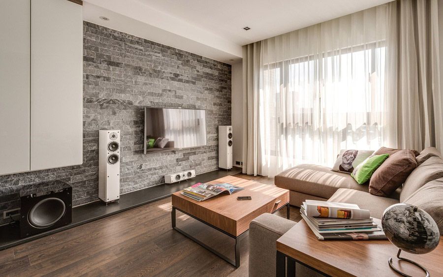 Rèm cửa âm trần hiện đại