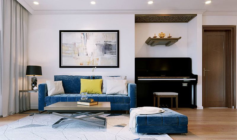 Rèm cửa phòng khách tối giản