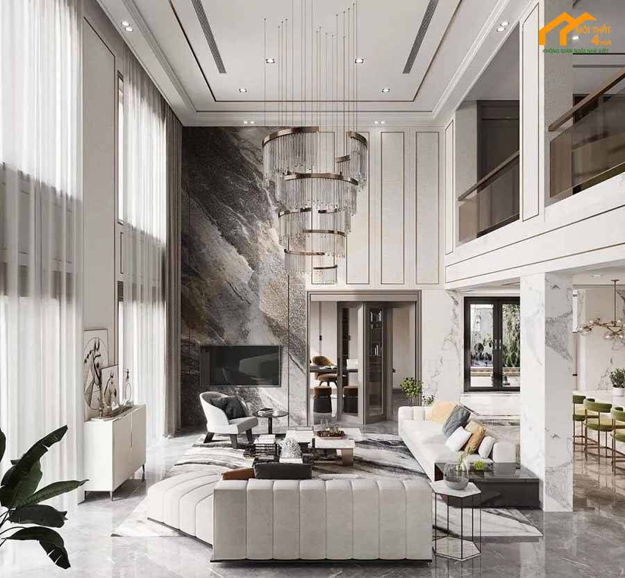 Rèm cửa ra vào phòng khách