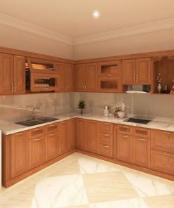 Tủ bếp gõ đỏ TBGD04