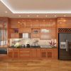 Tủ bếp gỗ xoan đào hiện đại