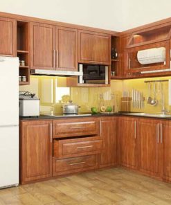 Tủ bếp gỗ Xoan Đào đẹp