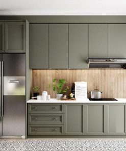 Tủ bếp gỗ laminate đẹp