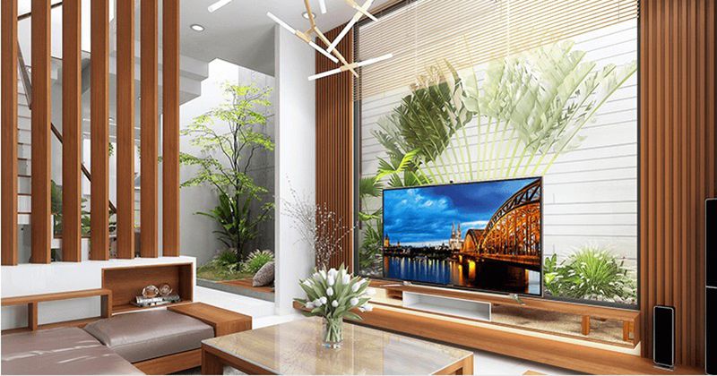 20+ Mẫu phòng khách nhà ống 5m có cầu thang đẹp hiện đại 18 Tạo điểm nhấn cho phòng khách