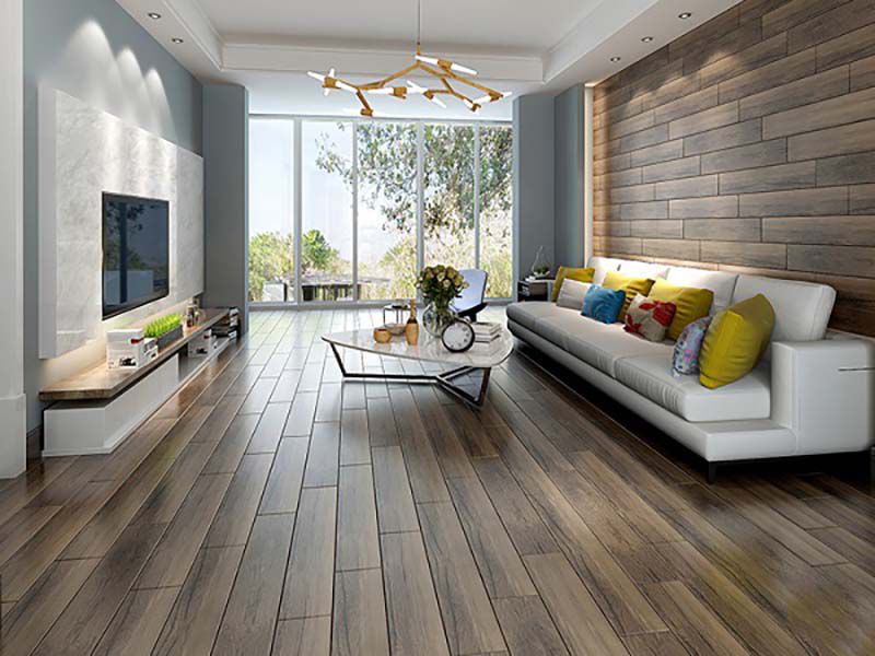 25+ Mẫu ốp gỗ phòng khách nhà ống đẹp, sang trọng 22 Ốp gỗ phòng khách nhà ống bằng gỗ tự nhiên