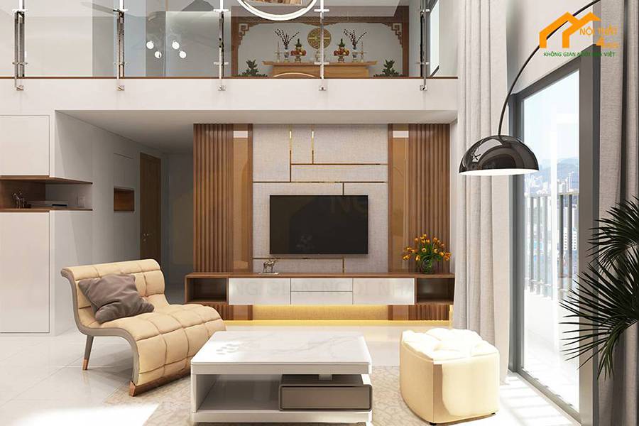 35+ Mẫu phòng khách kết hợp phòng thờ đẹp hợp phong thủy 32 Vị trí đặt bàn thờ