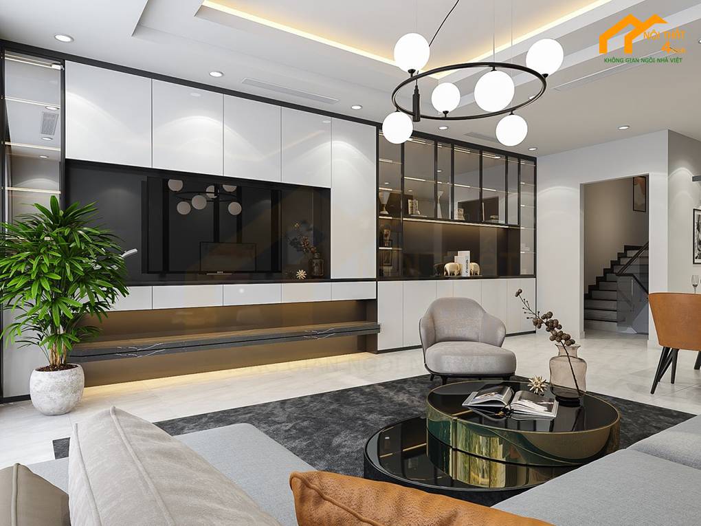 50+ Mẫu thiết kế nội thất chung cư 3 phòng ngủ đẹp nhất 2023 28 Mẫu phòng khách chung cư đẹp