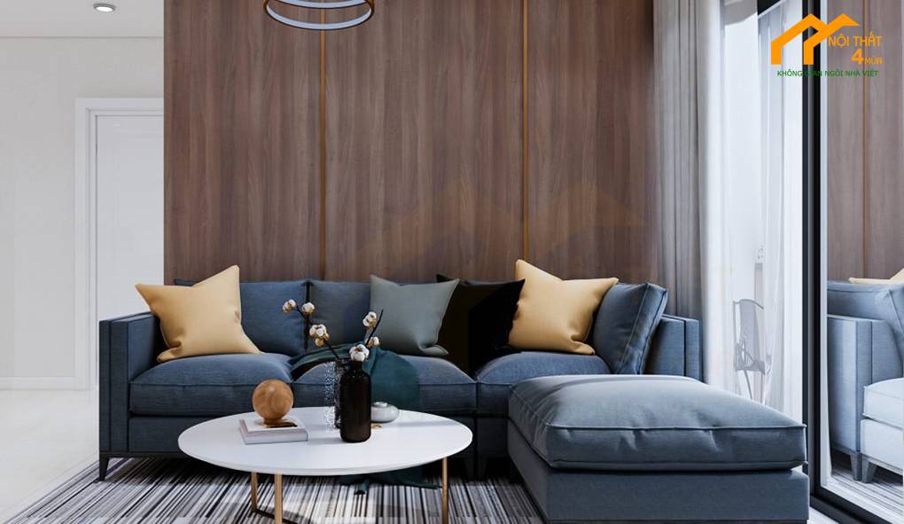 Phòng khách căn hộ 3 phòng ngủ đẹp