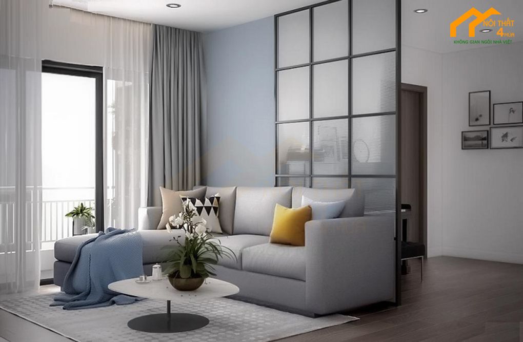 30+ Mẫu thiết kế phòng khách nhỏ đẹp, đơn giản, tiện nghi 15 Mẫu phòng khách căn hộ nhỏ
