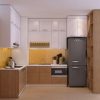 Mẫu tủ bếp melamine chữ L