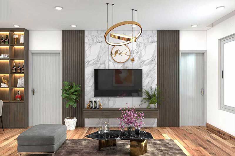 Vai trò của vách tivi phòng khách