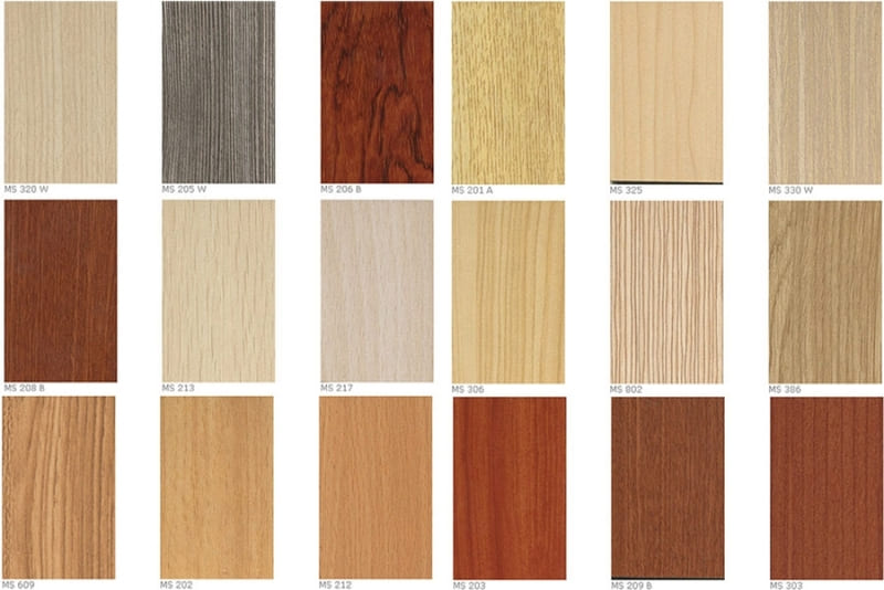 Gỗ melamine là gì? Tất tần tật về Ván phủ melamine và ứng dụng 7 Phân theo màu gỗ melamine