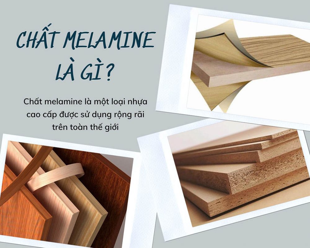 Gỗ melamine là gì? Tất tần tật về Ván phủ melamine và ứng dụng 1 Chất melamine là gì