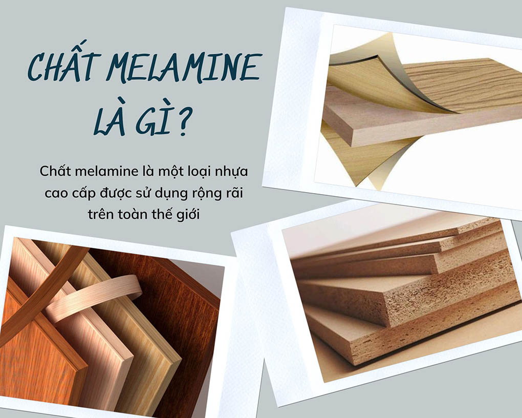 Gỗ melamine là gì? Tất tần tật về Ván phủ melamine và ứng dụng 2 Chất melamine là gì