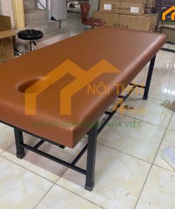 Mẫu giường massage body chân sắt 4 chân