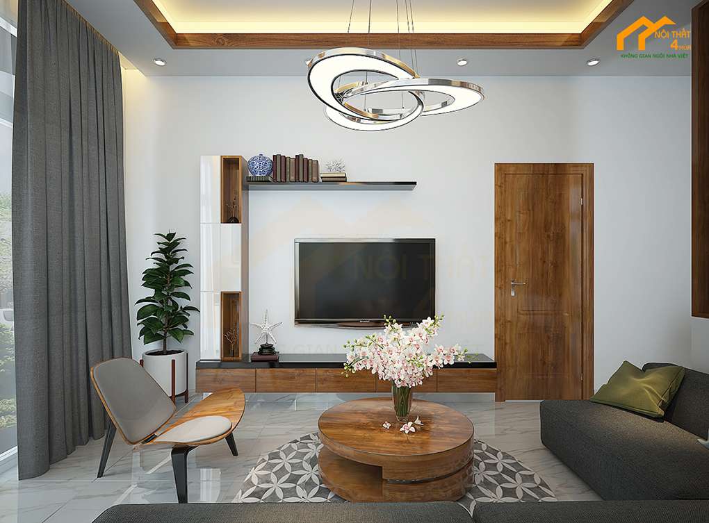 Báo giá thi công nội thất phòng khách trọn gói tại TpHCM 4 nội thất phòng khách