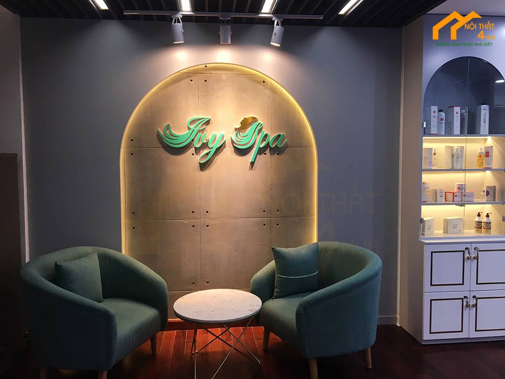 Mẫu thi công spa Ivy