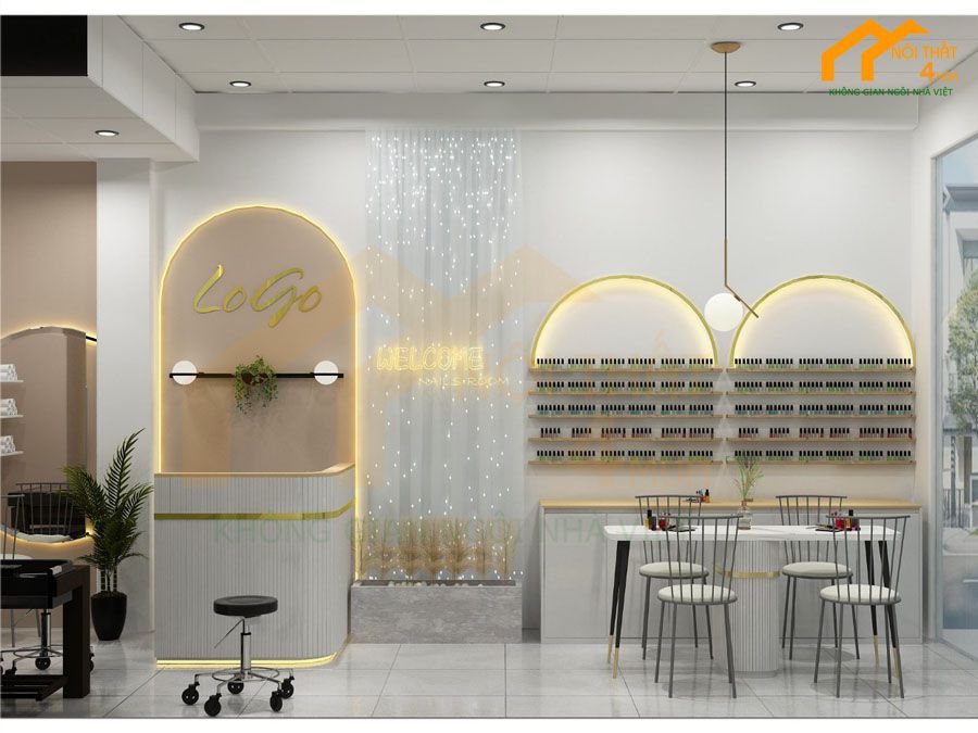 Thiết kế spa kết hợp Nail 60m2 – Quận 12 9 Thiết kế thi công spa nail quận 12