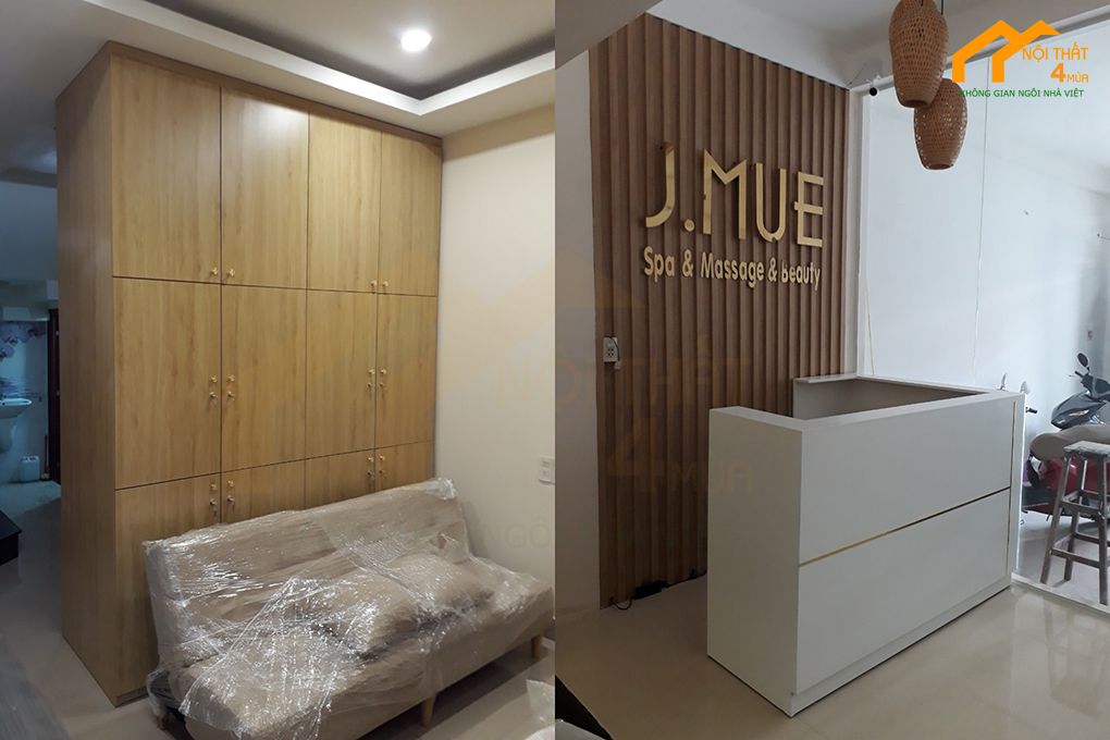 Nội thất spa JMUE Tân Bình 5 Thi công spa Fuje hàn quốc Tân Phú