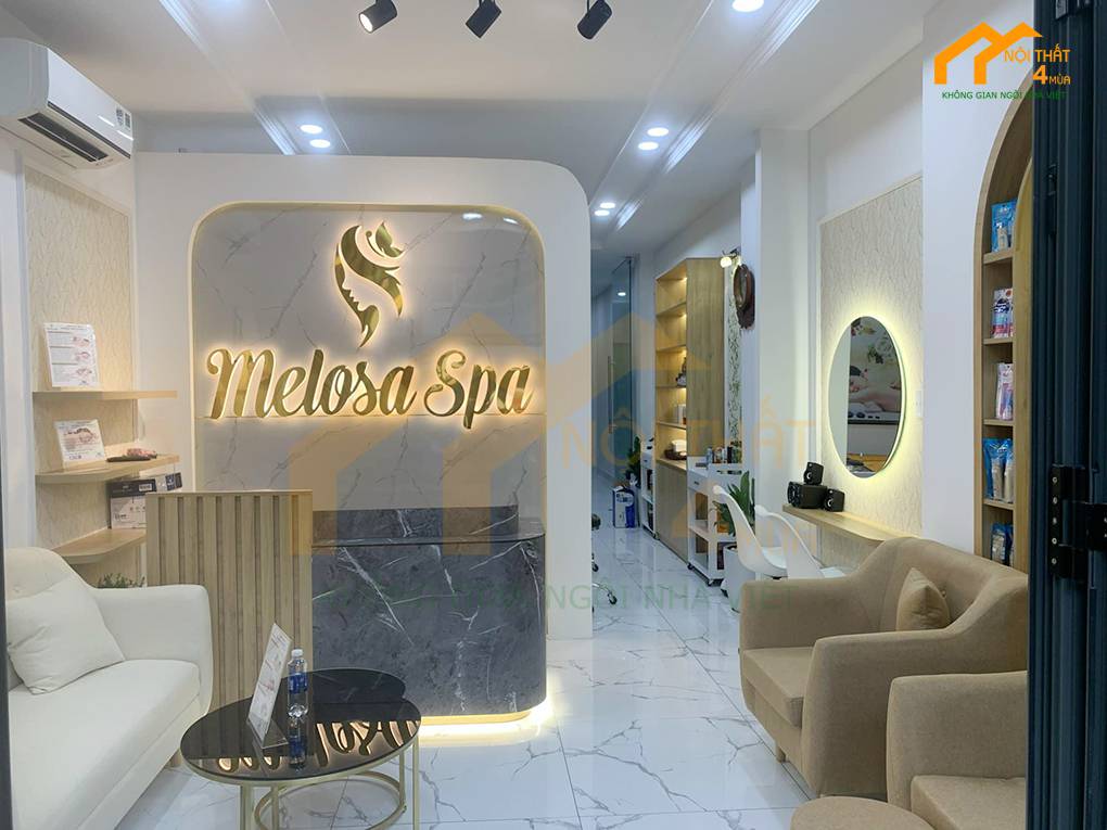 Nội thất spa Melosa Gò Vấp 2 Thi công spa melosa