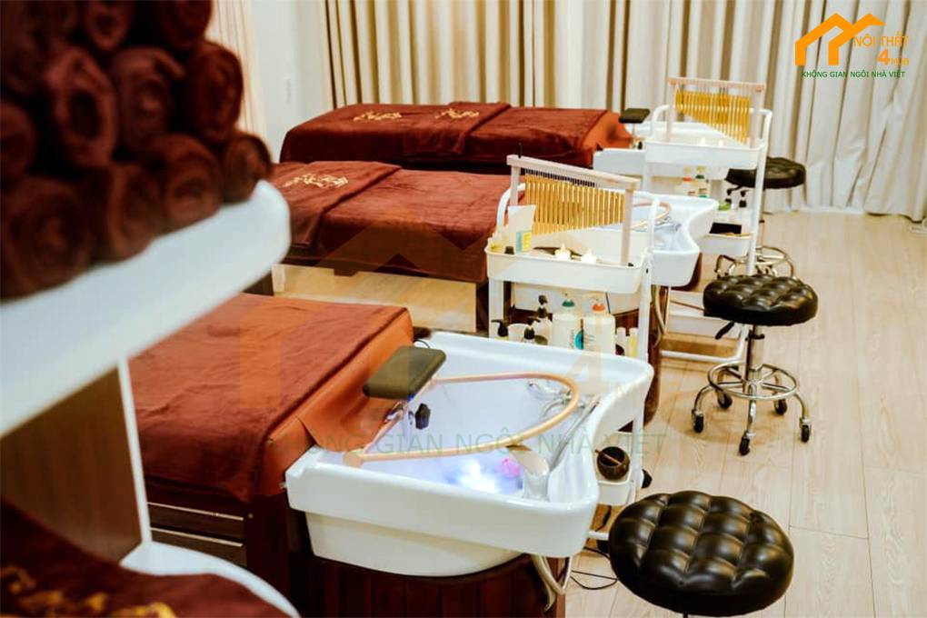 thi công spa lê gia Bình Tần