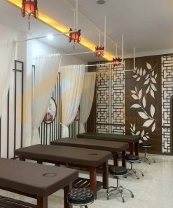 Rèm spa lắp hạ trần - RSPH01 5 thi công spa tường vy cà mau