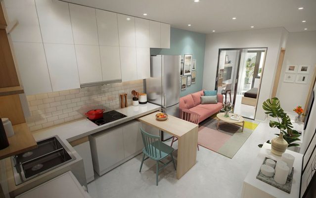 Mẫu thiết kế nội thất chung cư 55m2