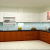 Mẫu tủ bếp melamine chữ L - TBM04 1 Mẫu tủ bếp melamine TBM04