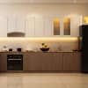 Mẫu tủ bếp melamine TBM07