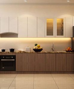 20+ Mẫu tủ bếp Melamine An Cường đẹp và Báo giá 2025 9 Mẫu tủ bếp melamine TBM07