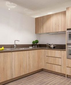 20+ Mẫu tủ bếp Melamine An Cường đẹp và Báo giá 2025 8 Mẫu tủ bếp melamine TBM08