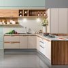 Mẫu tủ bếp melamine đơn giản - TBM10 1 Mẫu tủ bếp melamine TBM10