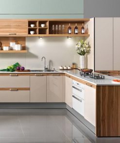 20+ Mẫu tủ bếp Melamine An Cường đẹp và Báo giá 2025 6 Mẫu tủ bếp melamine TBM10