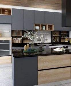20+ Mẫu tủ bếp Melamine An Cường đẹp và Báo giá 2025 5 Mẫu tủ bếp melamine TBM11