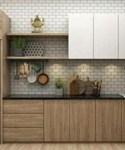 20+ Mẫu tủ bếp Melamine An Cường đẹp và Báo giá 2025 2 Mẫu tủ bếp melamine TBM15