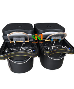 Mẫu giường gội đầu dưỡng sinh màu đen