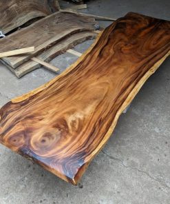 Mặt bàn gỗ me tây nguyên tấm - MBMT31