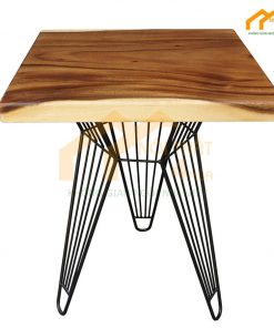 Bàn cafe gỗ me tây - BCFMT01 3 Mẫu bàn cafe gỗ me tây hình vuông - BCFMTV02