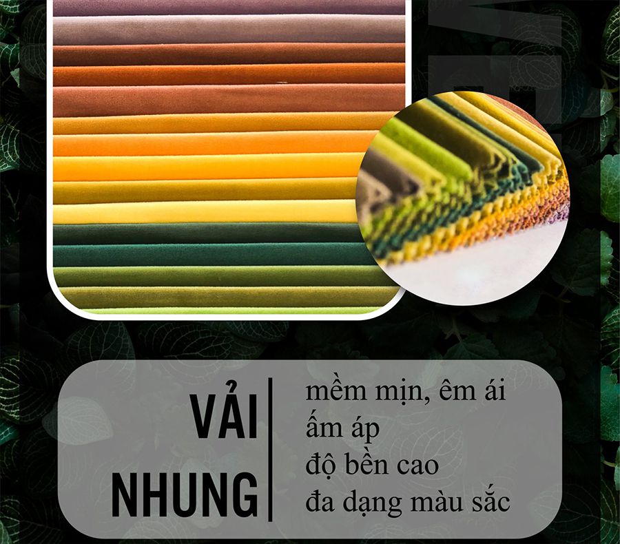 Chất liệu da ghế làm nail