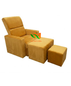 Ghế foot massage cố định bọc nhung cao cấp