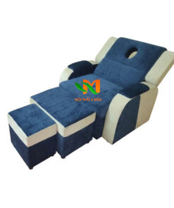 Ghế foot massage nâng hạ bọc nhung cao cấp