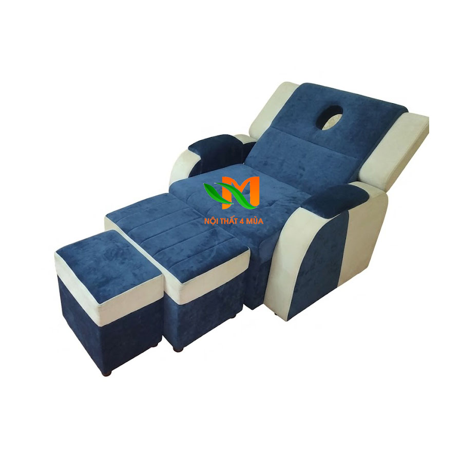Ghế foot massage nâng hạ bọc nhung cao cấp Ghế foot massage nâng hạ bọc nhung cao cấp