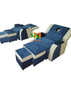 Ghế foot massage nâng hạ bọc nhung cao cấp