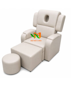 Ghế foot massage nâng hạ bọc simili cao cấp
