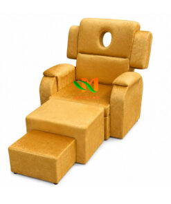 Ghế foot massage nâng hạ bọc nhung cao cấp