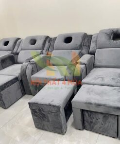 Ghế foot bọc nhung cao cấp